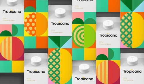 Tropicana果汁品牌形象煥新 平面設(shè)計如何演繹熱帶活力與純凈