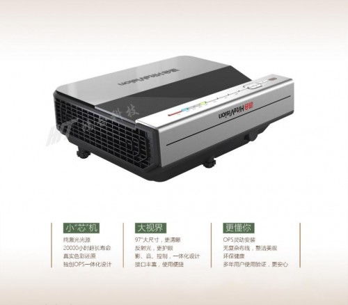 鴻合智能交互電子白板與激光投影機 打造高效互動新教室